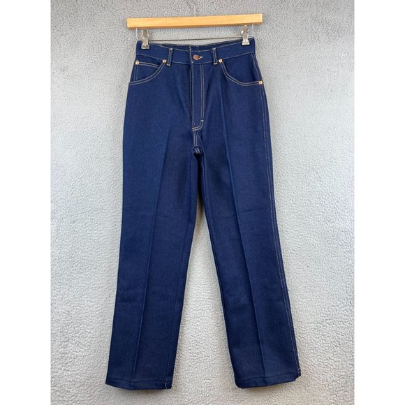 Vintage Women's Finesse 80's High Waisted Denim Blue Jeans Straight Leg Size 12 - Picture 2 of 9